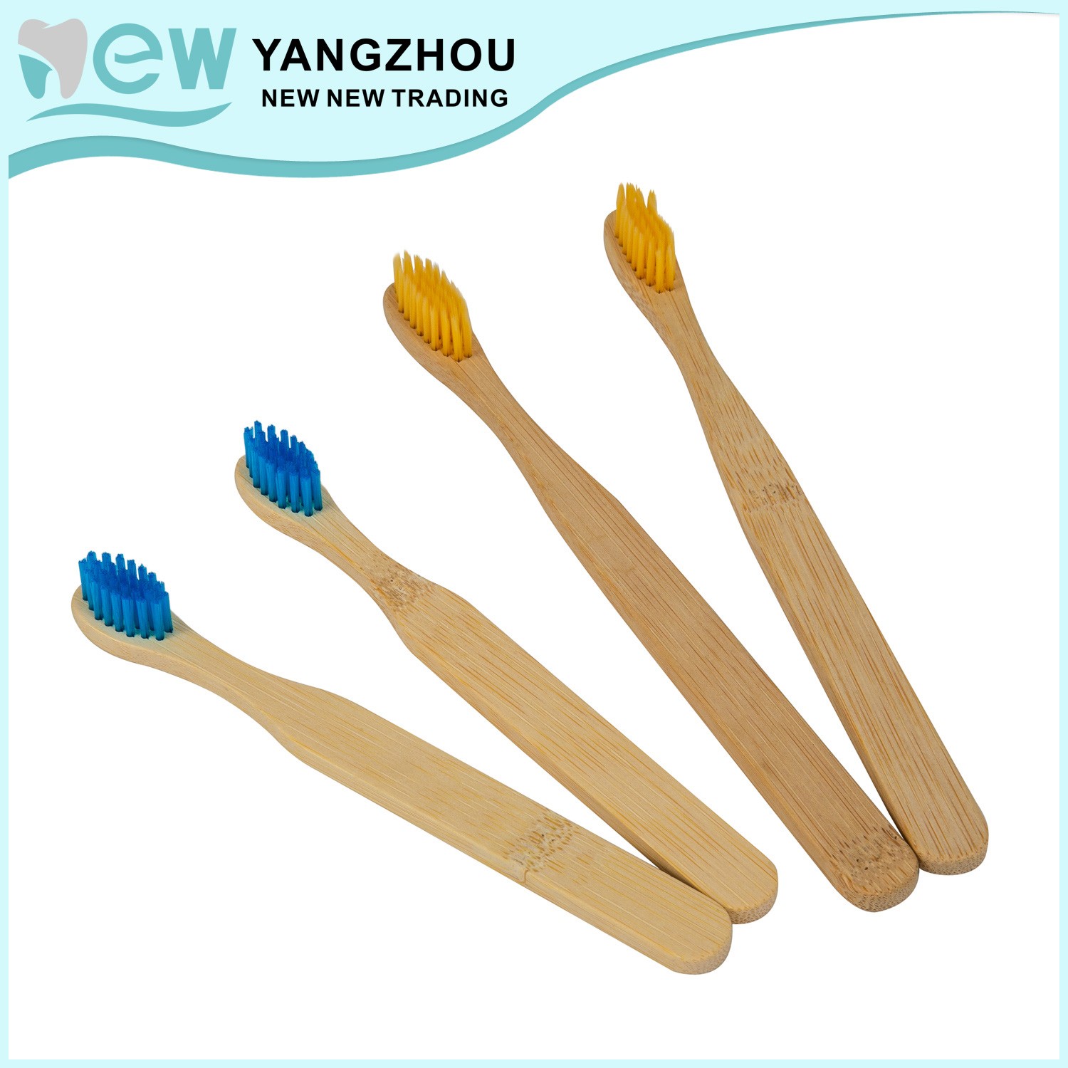 teeth whitening adult used bamboo toothbrush