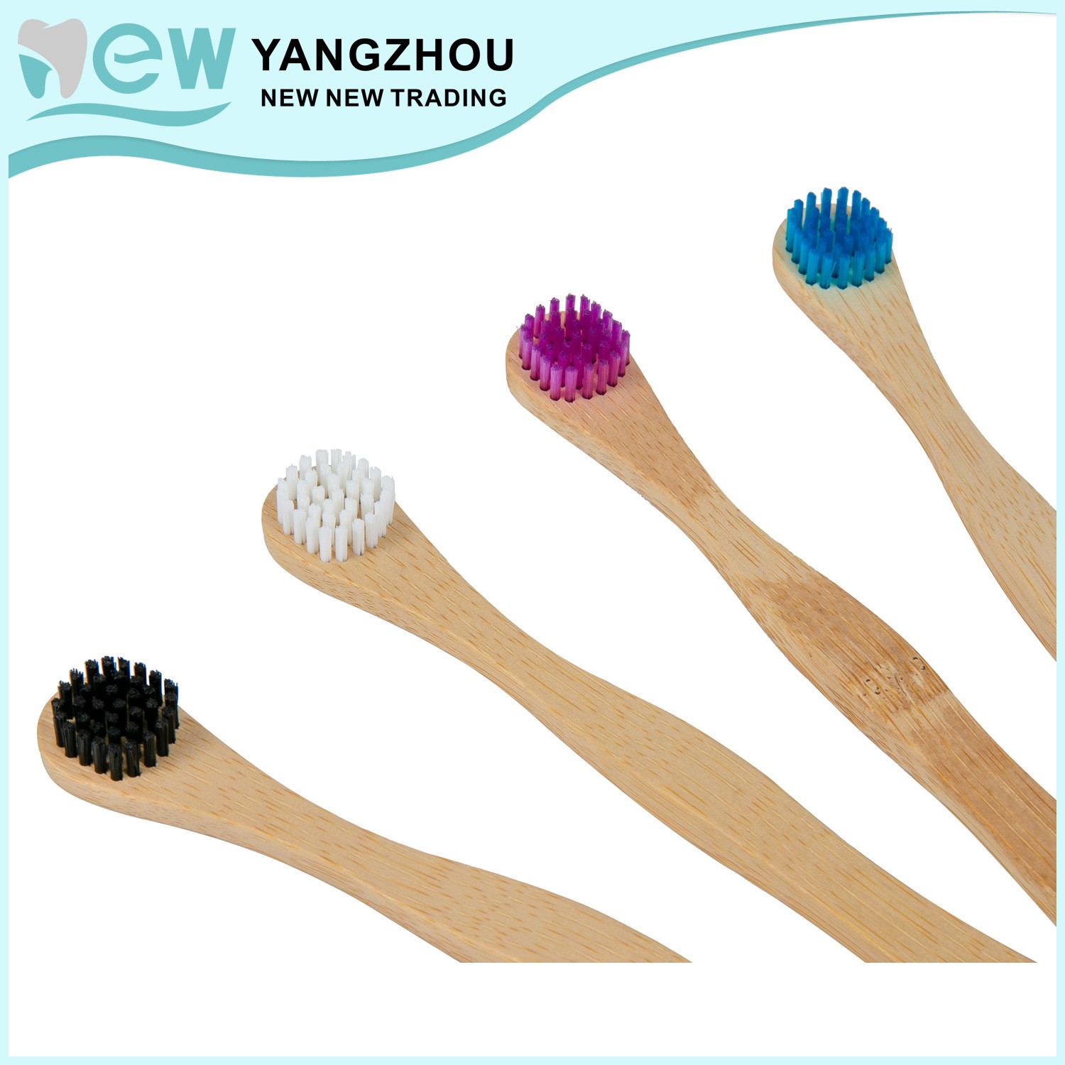 tongue cleaning adult used bamboo toothbrush