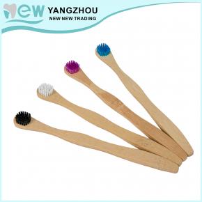 tongue cleaning adult used bamboo toothbrush