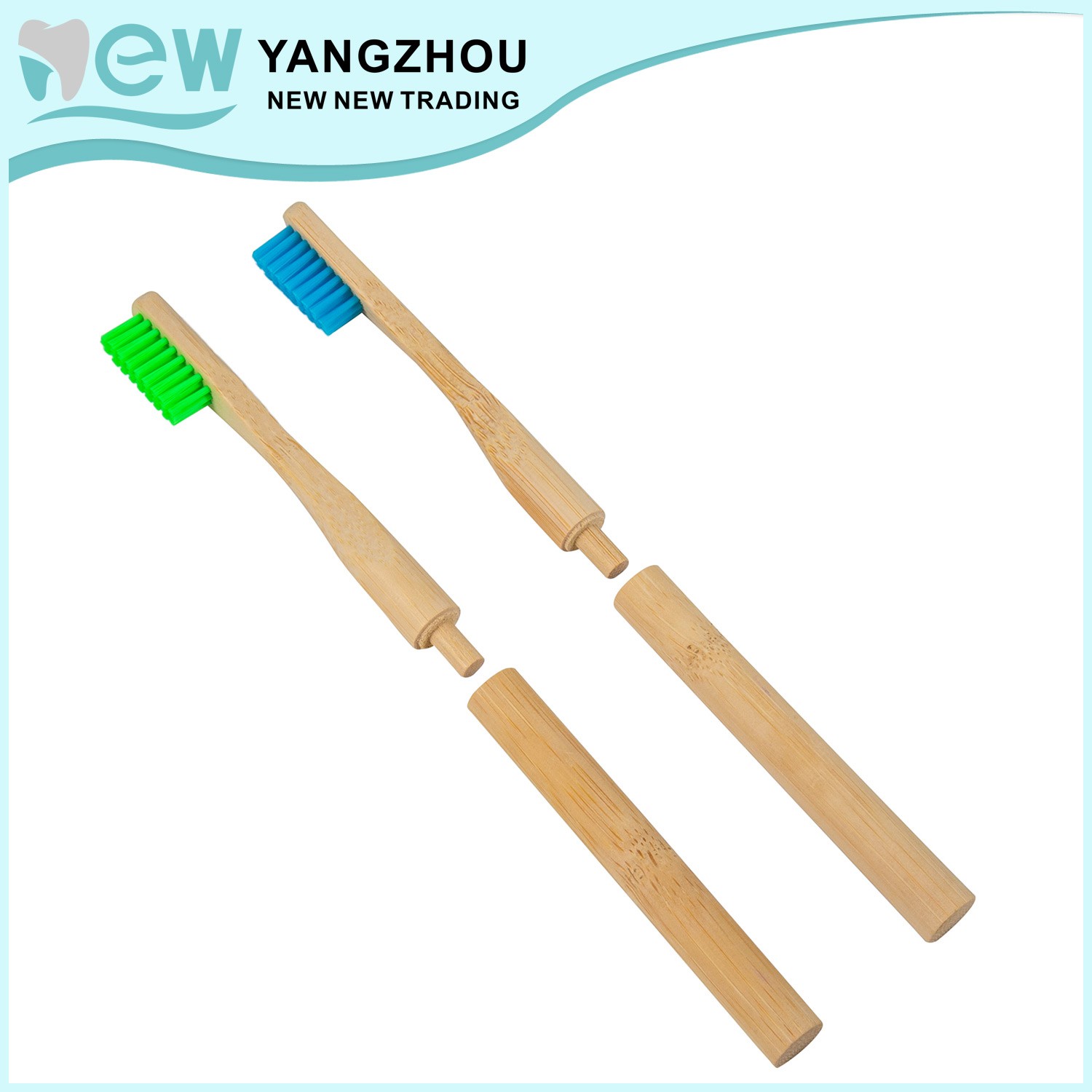 replaceable head bamboo toothbrush