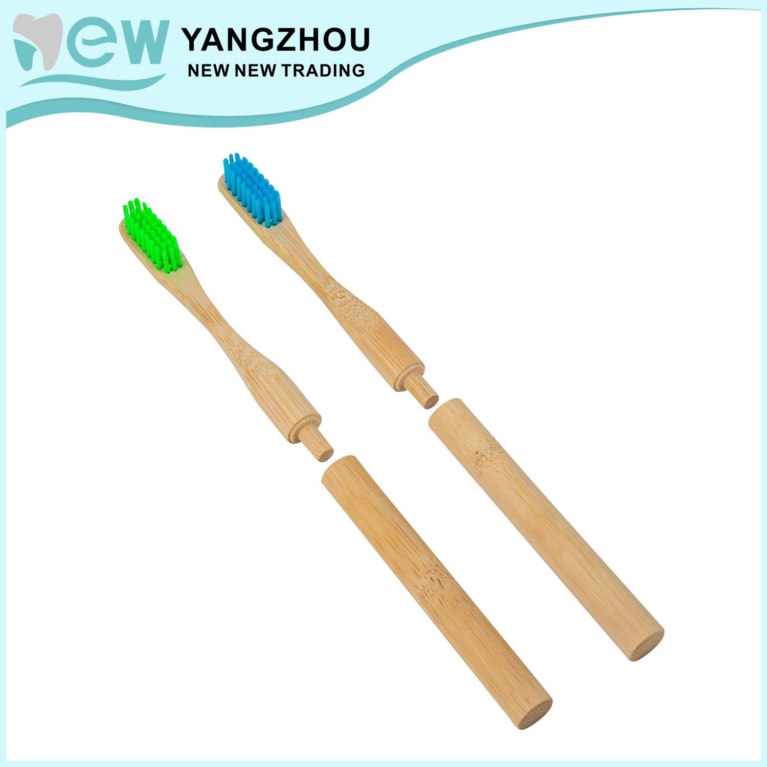 replaceable head bamboo toothbrush