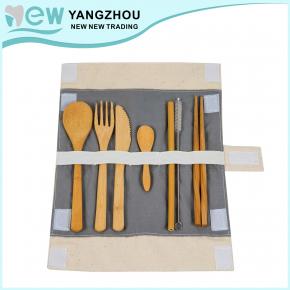 easy taking travelling used bamboo cutlery