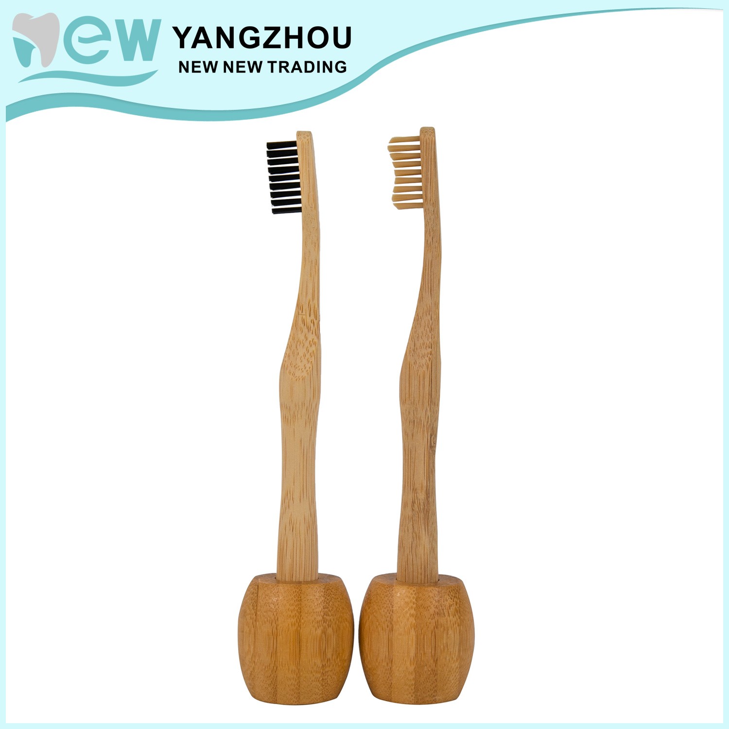 oral cleaning adult used bamboo toothbrush 